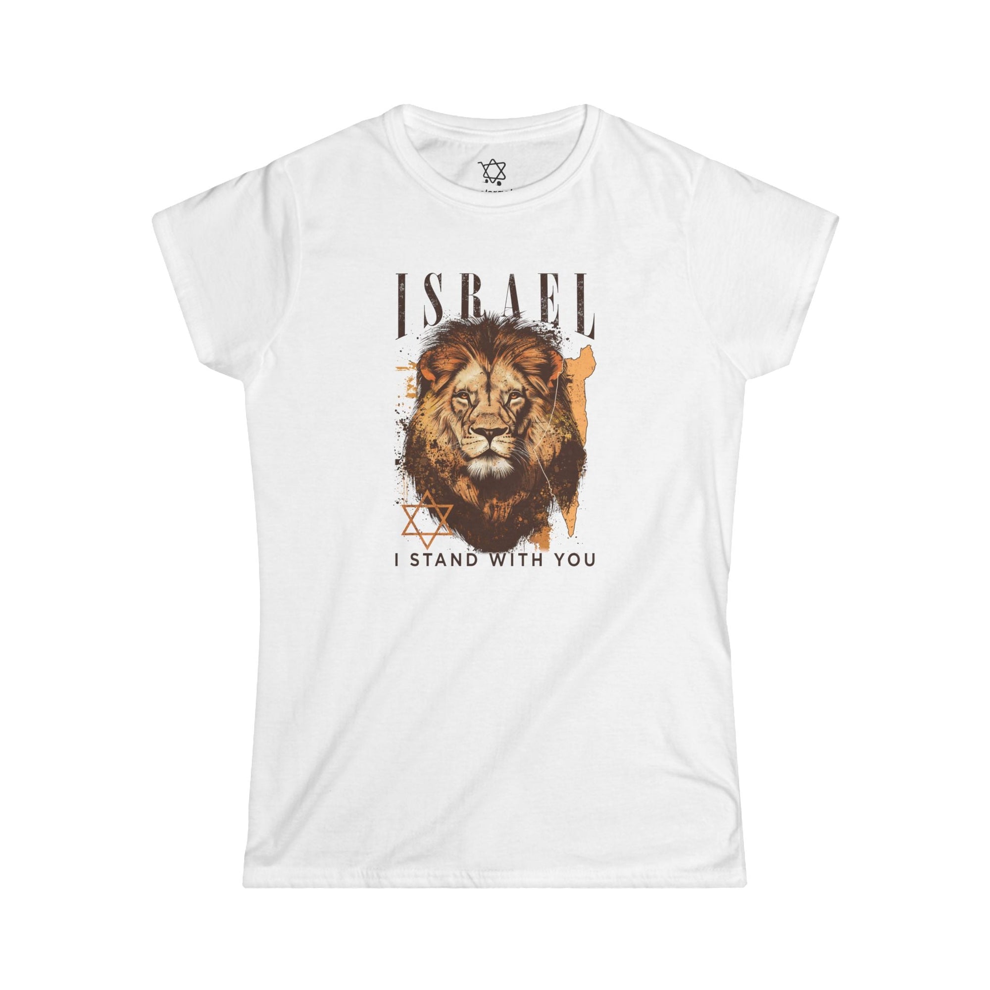 I Stand With Israel Lion Women's T-Shirt - Shop Israel