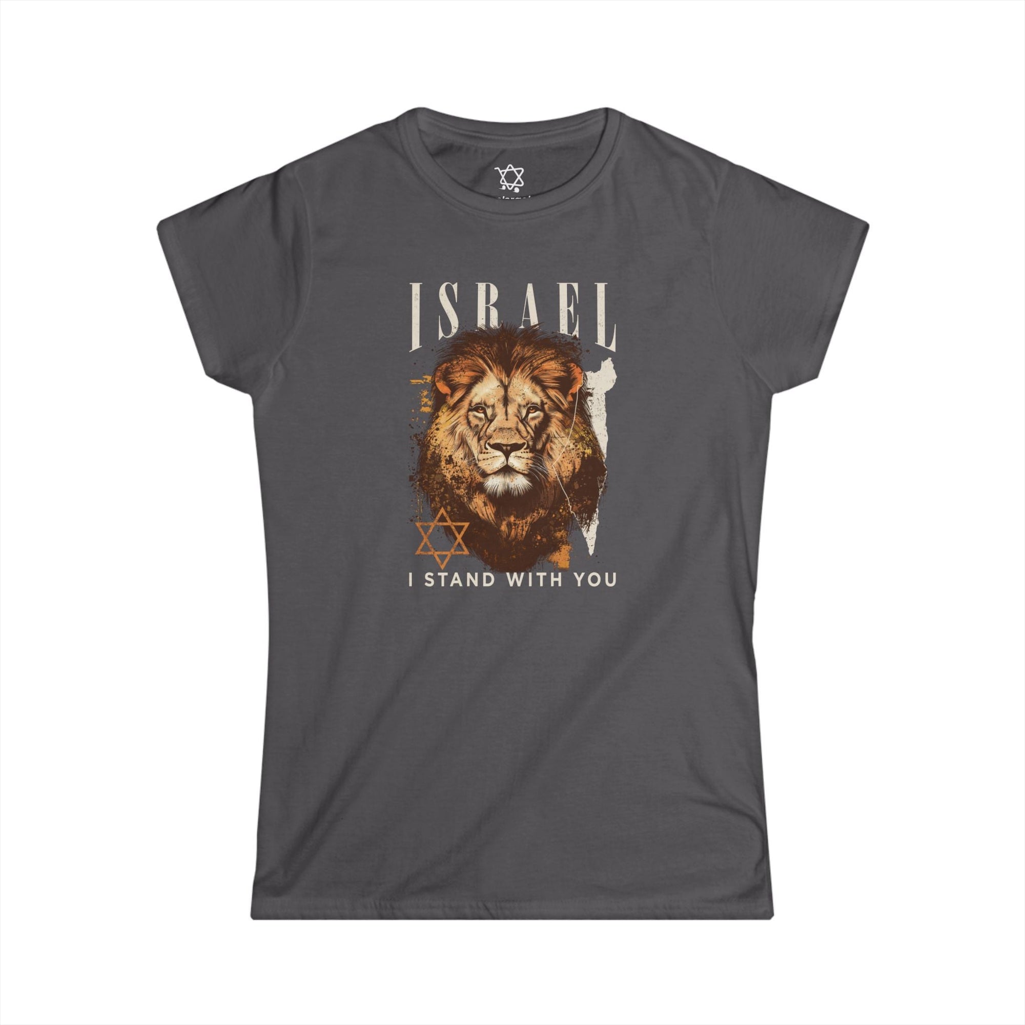 I Stand With Israel Lion Women's T-Shirt - Shop Israel