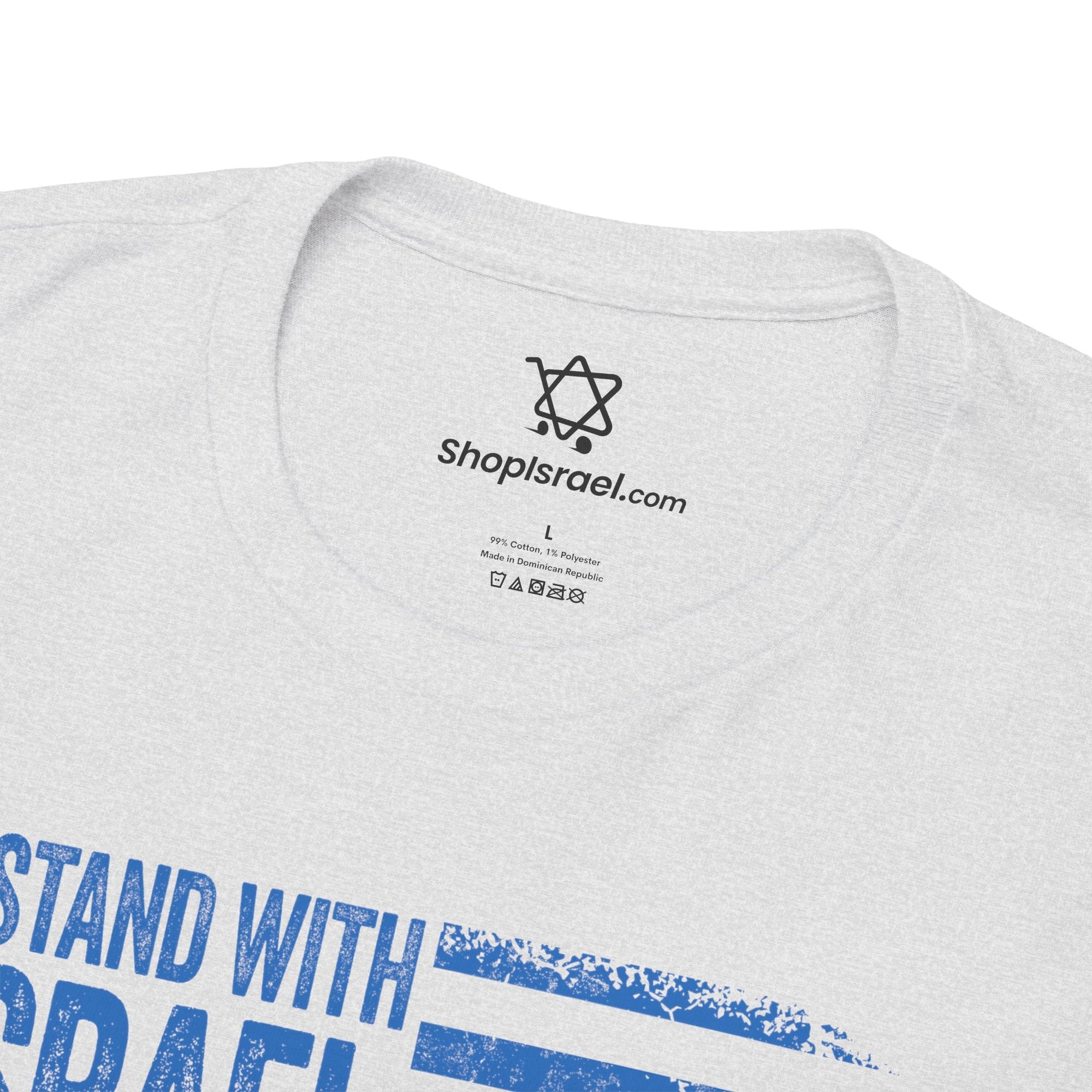 I Stand With Israel USA Flag T-Shirt - Shop Israel