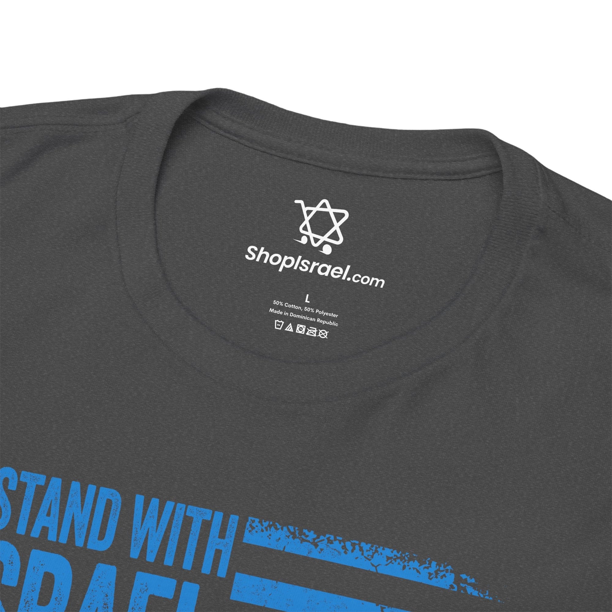 I Stand With Israel USA Flag T-Shirt - Shop Israel