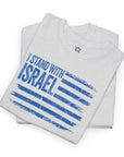 I Stand With Israel USA Flag T-Shirt - Shop Israel