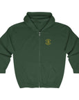 IDF Zip Hoodie Sweatshirt Military Green- Shop Israel