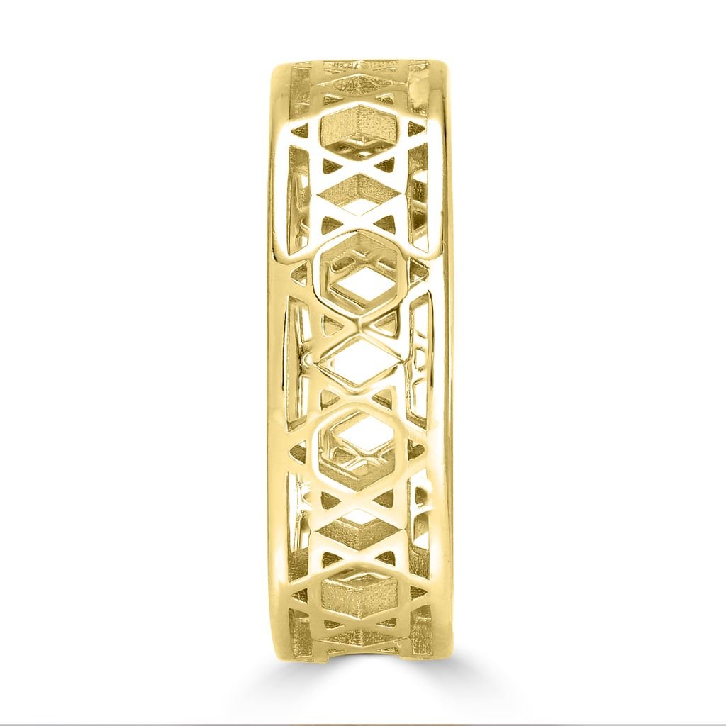 Infinity Band Star of David Ring - Shop Israel