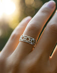 Infinity Band Star of David Ring - Shop Israel