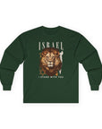 Israel I Stand With You Lion Long Sleeve T-Shirt - Shop Israel