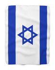 Israeli Flag Sherpa Blanket - Shop Israel