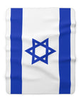 Israeli Flag Sherpa Blanket - Shop Israel