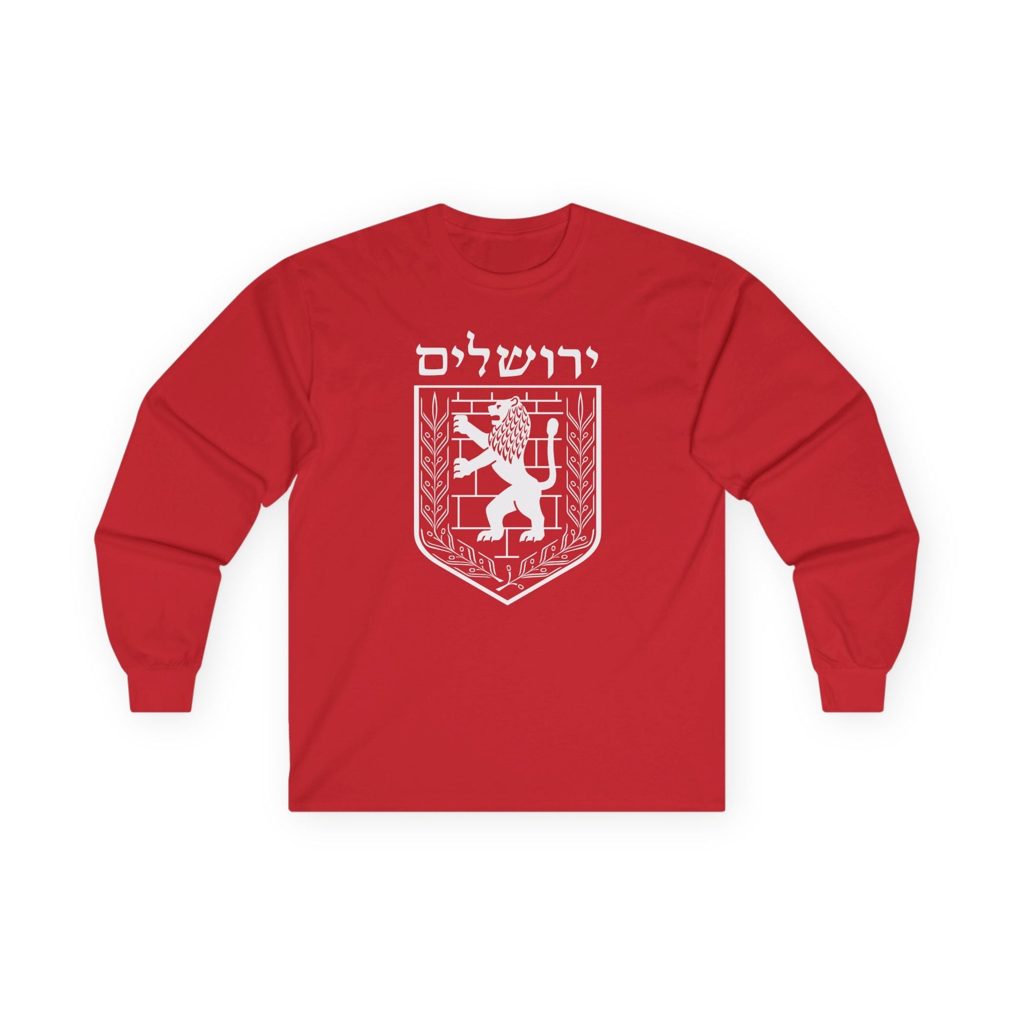 Jerusalem Emblem Long Sleeve T-Shirt - Shop Israel