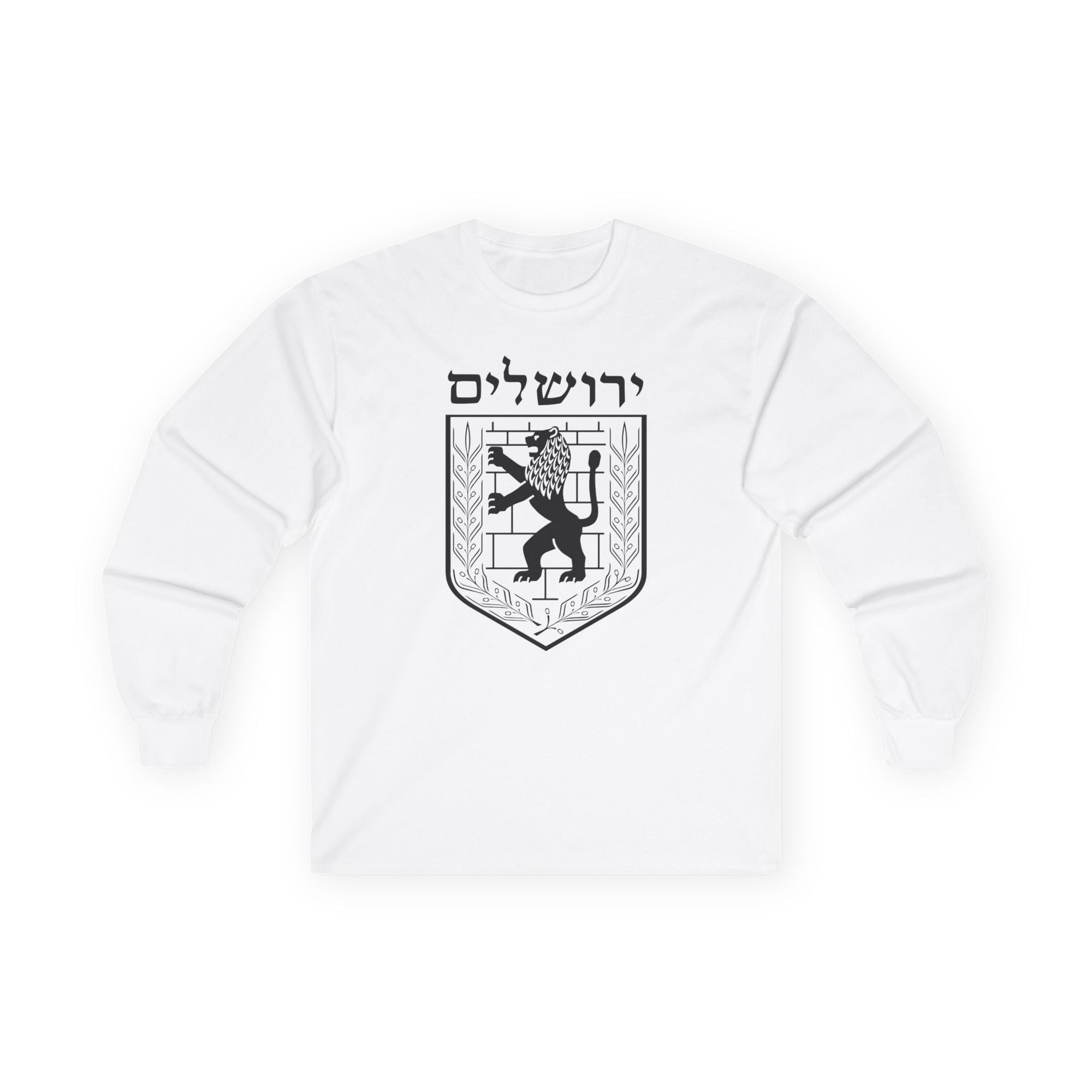 Jerusalem Emblem Long Sleeve T-Shirt - Shop Israel