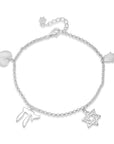Jewish Symbols Charm Bracelet - Shop Israel