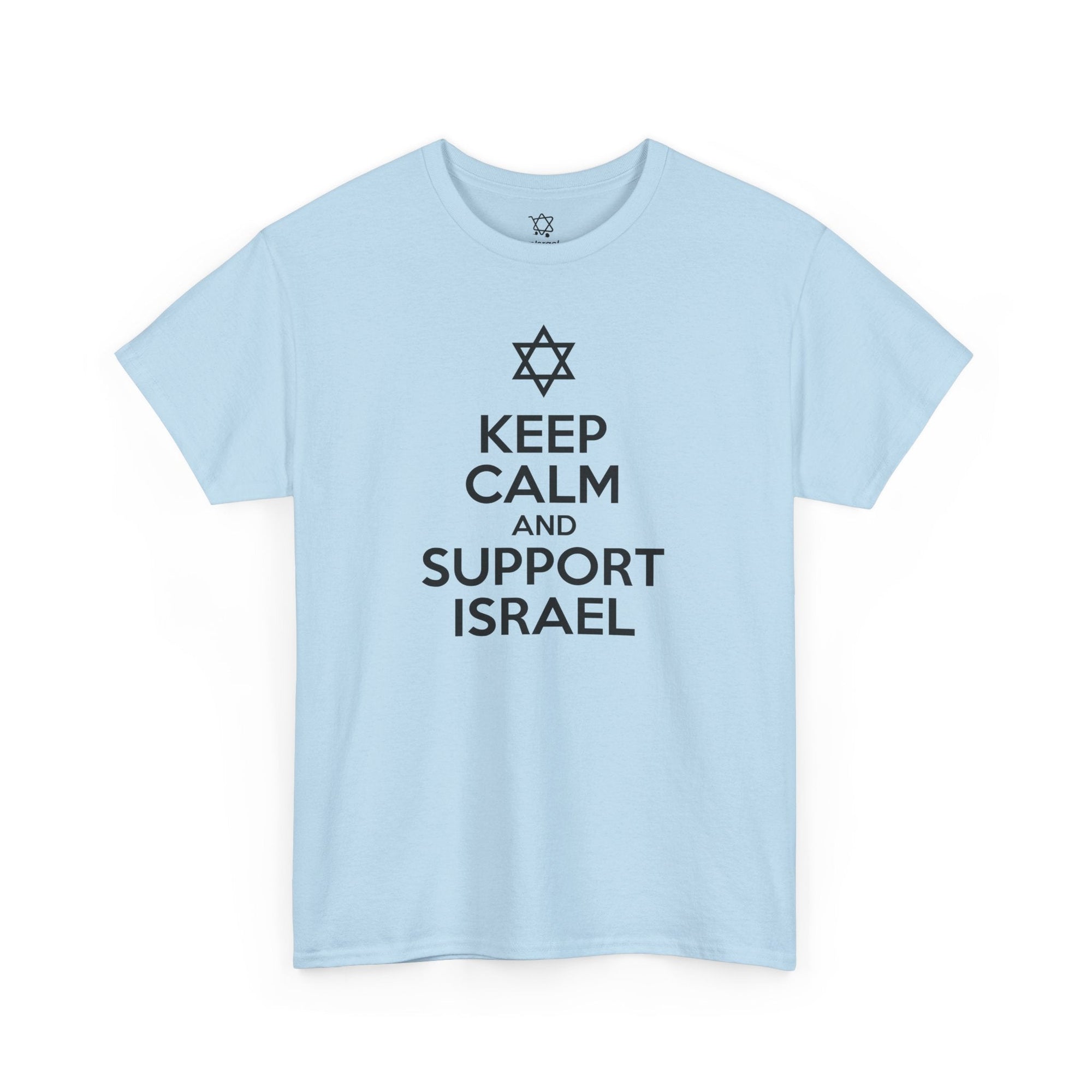 Keep Calm and Support Israel T-Shirt - Shop Israel