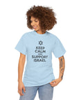 Keep Calm and Support Israel T-Shirt - Shop Israel