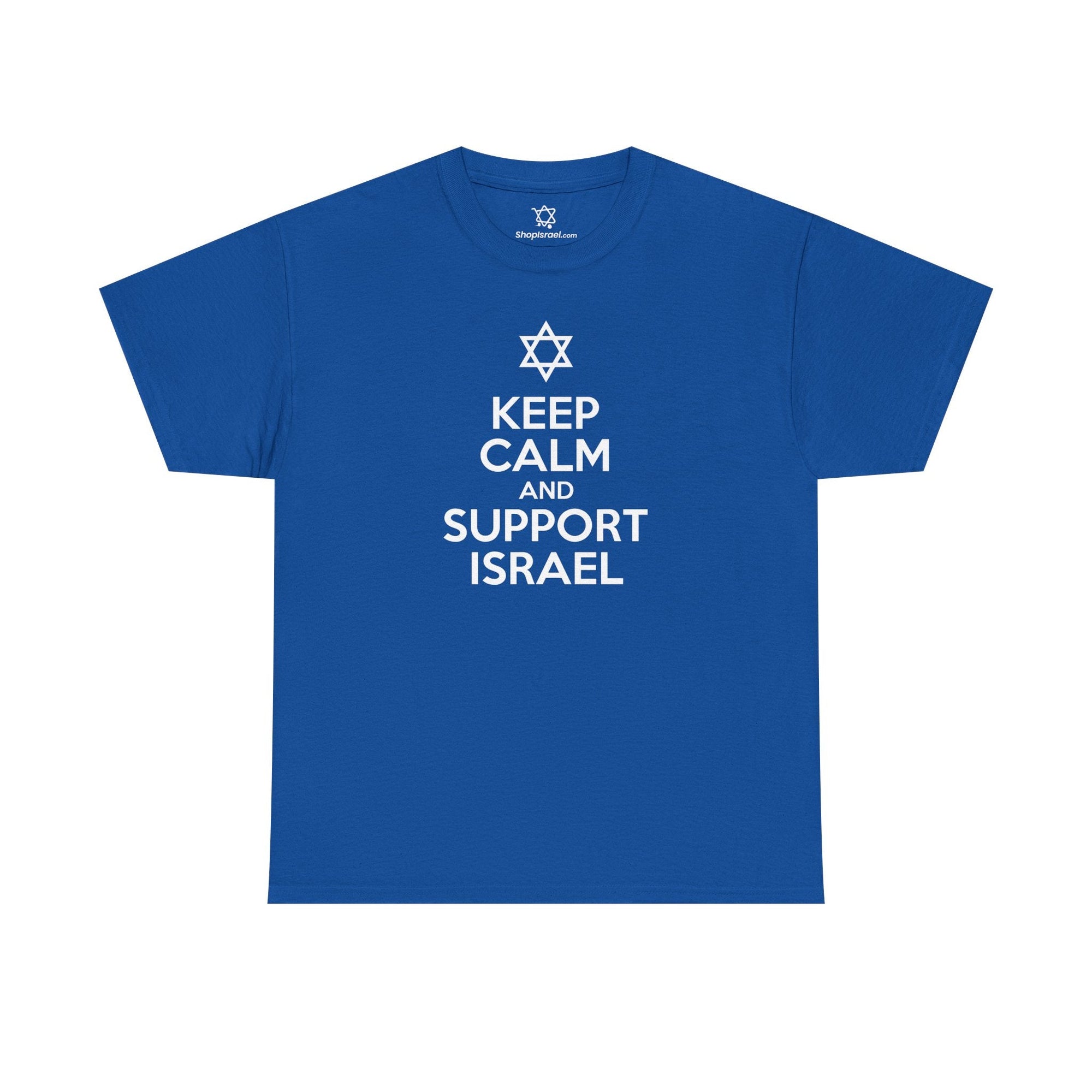 Keep Calm and Support Israel T-Shirt - Shop Israel