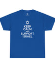 Keep Calm and Support Israel T-Shirt - Shop Israel