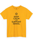 Keep Calm and Support Israel T-Shirt - Shop Israel