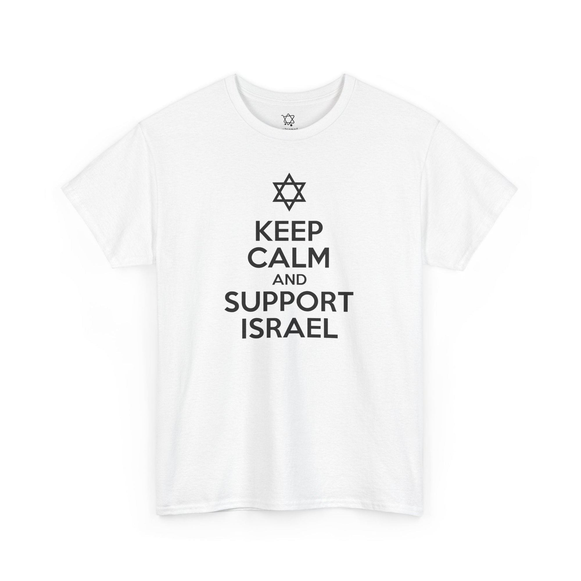 Keep Calm and Support Israel T-Shirt - Shop Israel