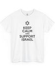 Keep Calm and Support Israel T-Shirt - Shop Israel