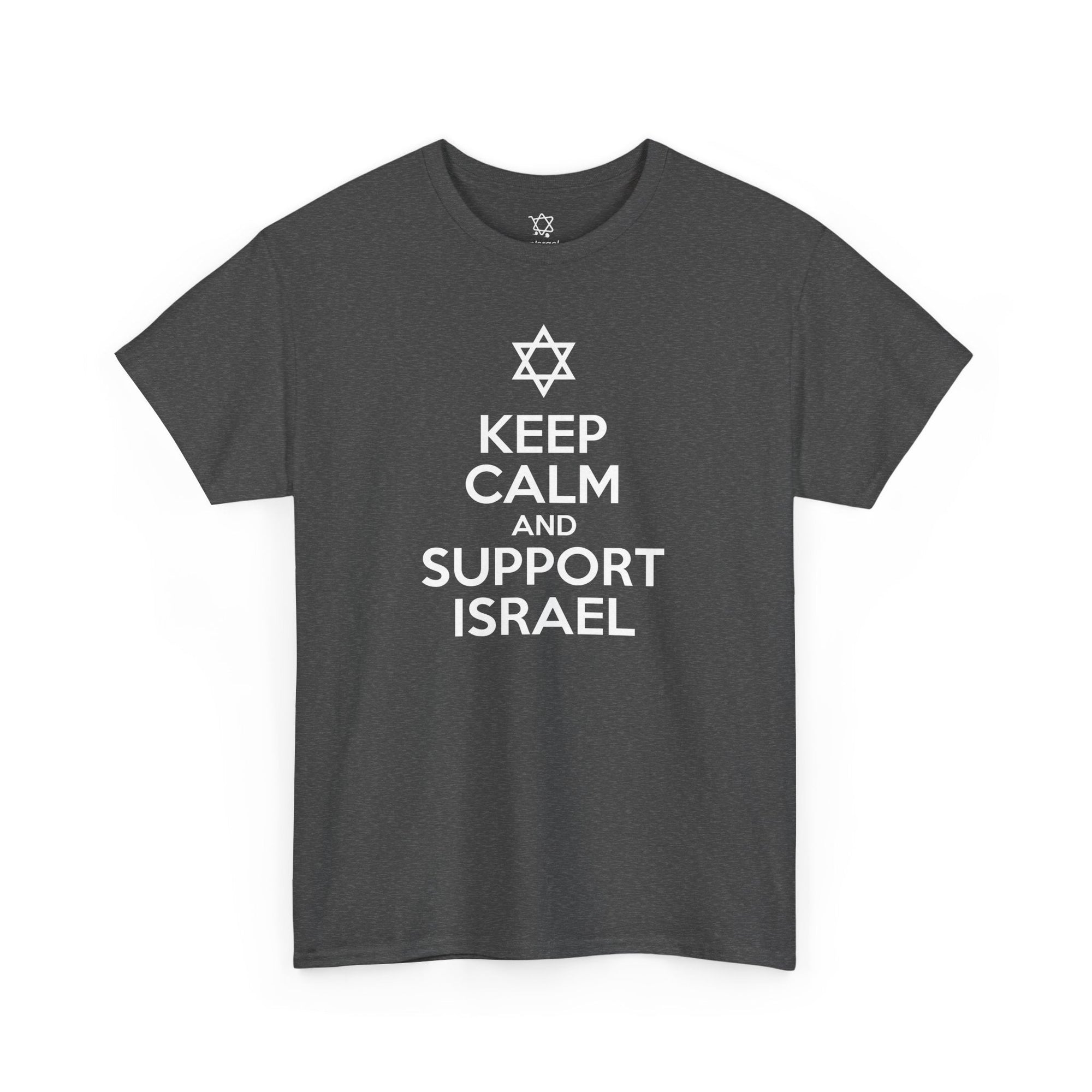 Keep Calm and Support Israel T-Shirt - Shop Israel