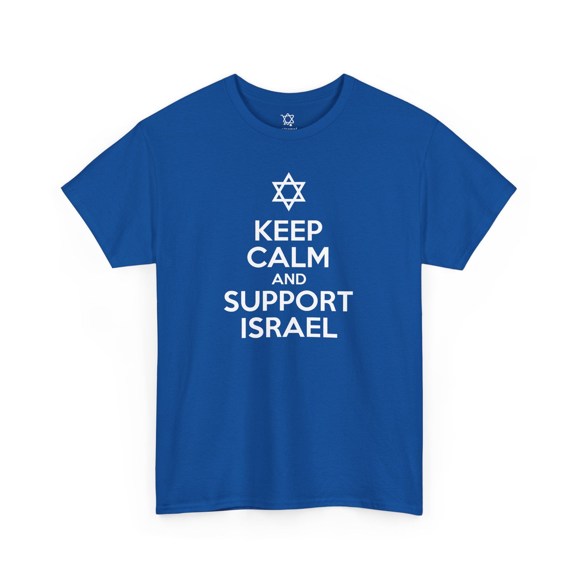 Keep Calm and Support Israel T-Shirt - Shop Israel