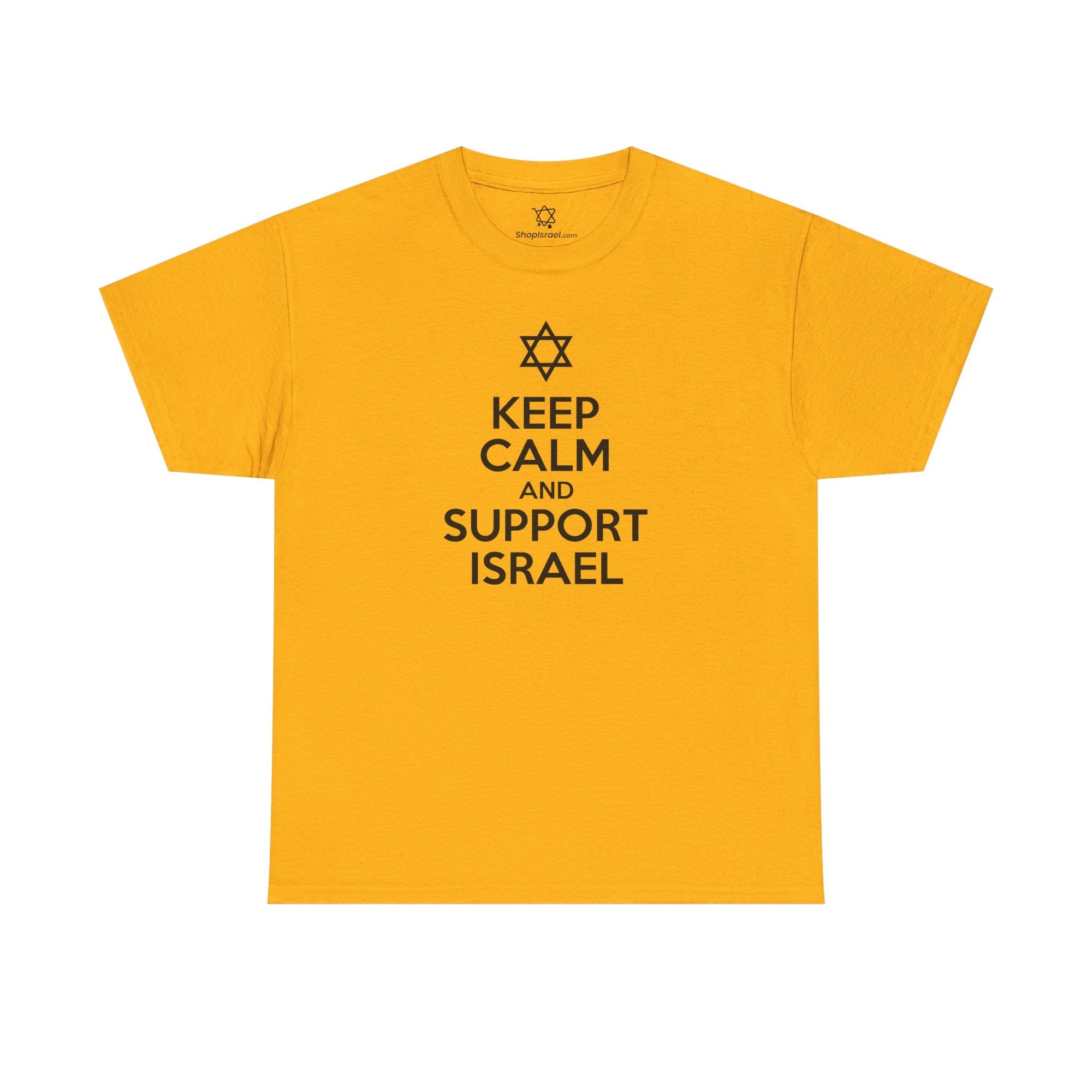 Keep Calm and Support Israel T-Shirt - Shop Israel