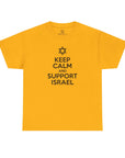 Keep Calm and Support Israel T-Shirt - Shop Israel