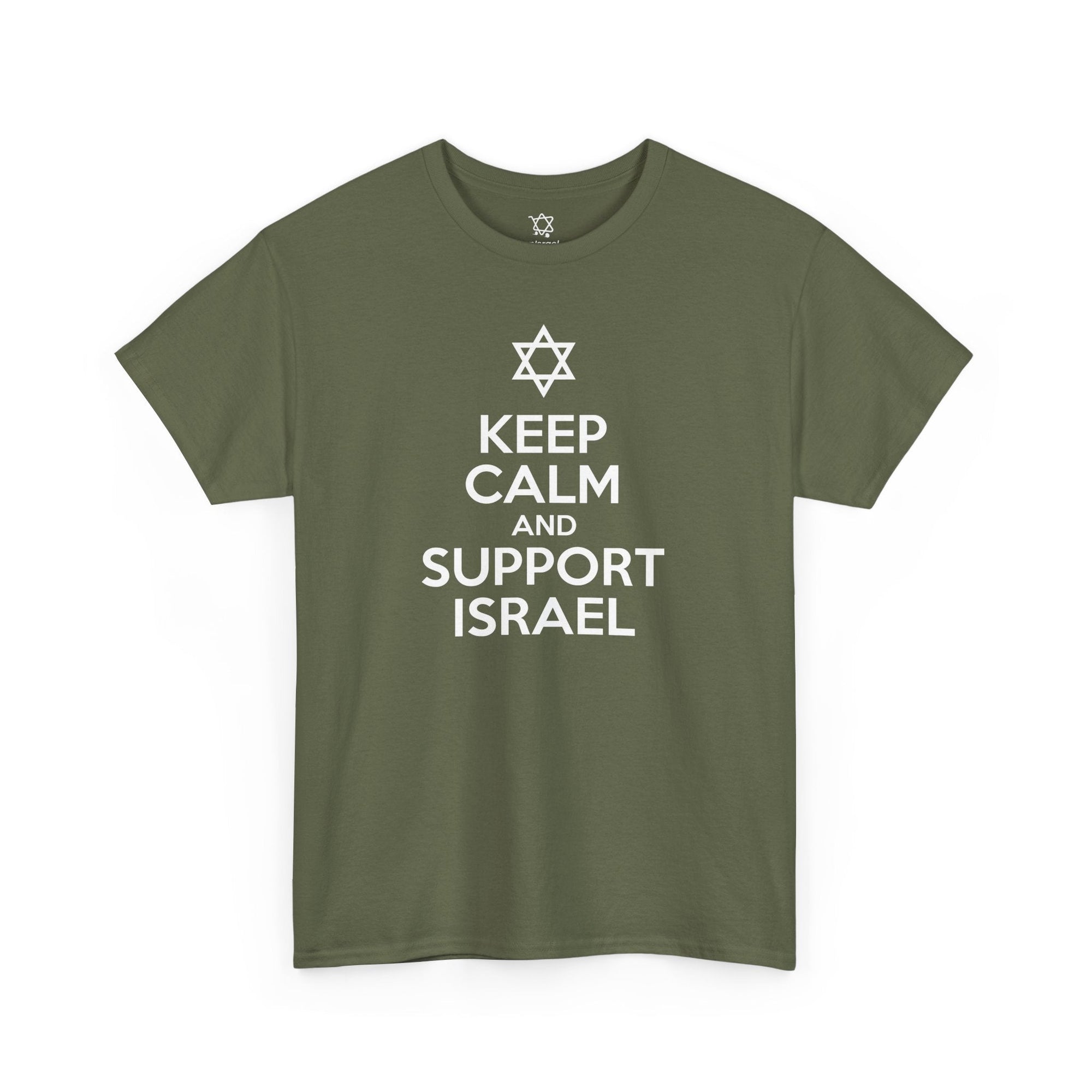 Keep Calm and Support Israel T-Shirt - Shop Israel