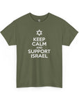 Keep Calm and Support Israel T-Shirt - Shop Israel