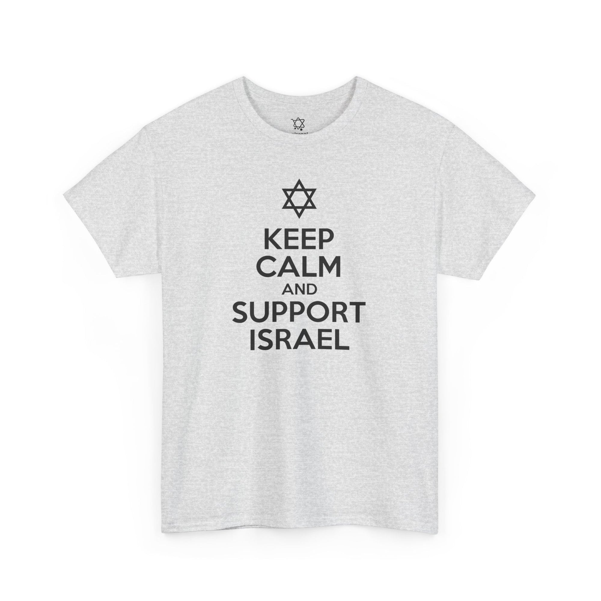 Keep Calm and Support Israel T-Shirt - Shop Israel