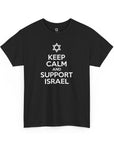 Keep Calm and Support Israel T-Shirt - Shop Israel