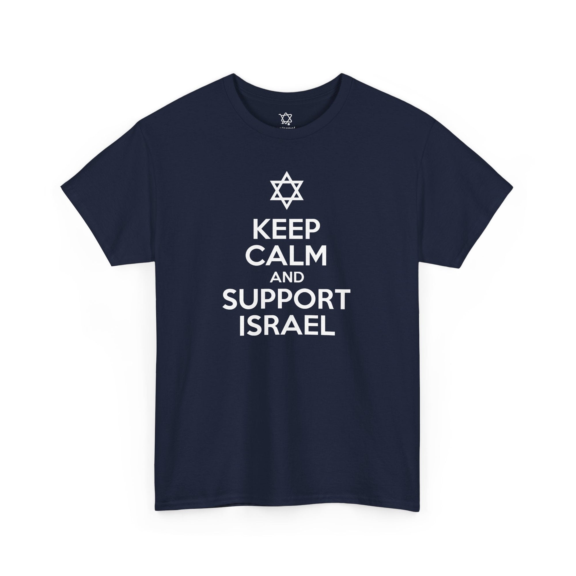 Keep Calm and Support Israel T-Shirt - Shop Israel
