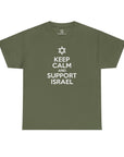 Keep Calm and Support Israel T-Shirt - Shop Israel