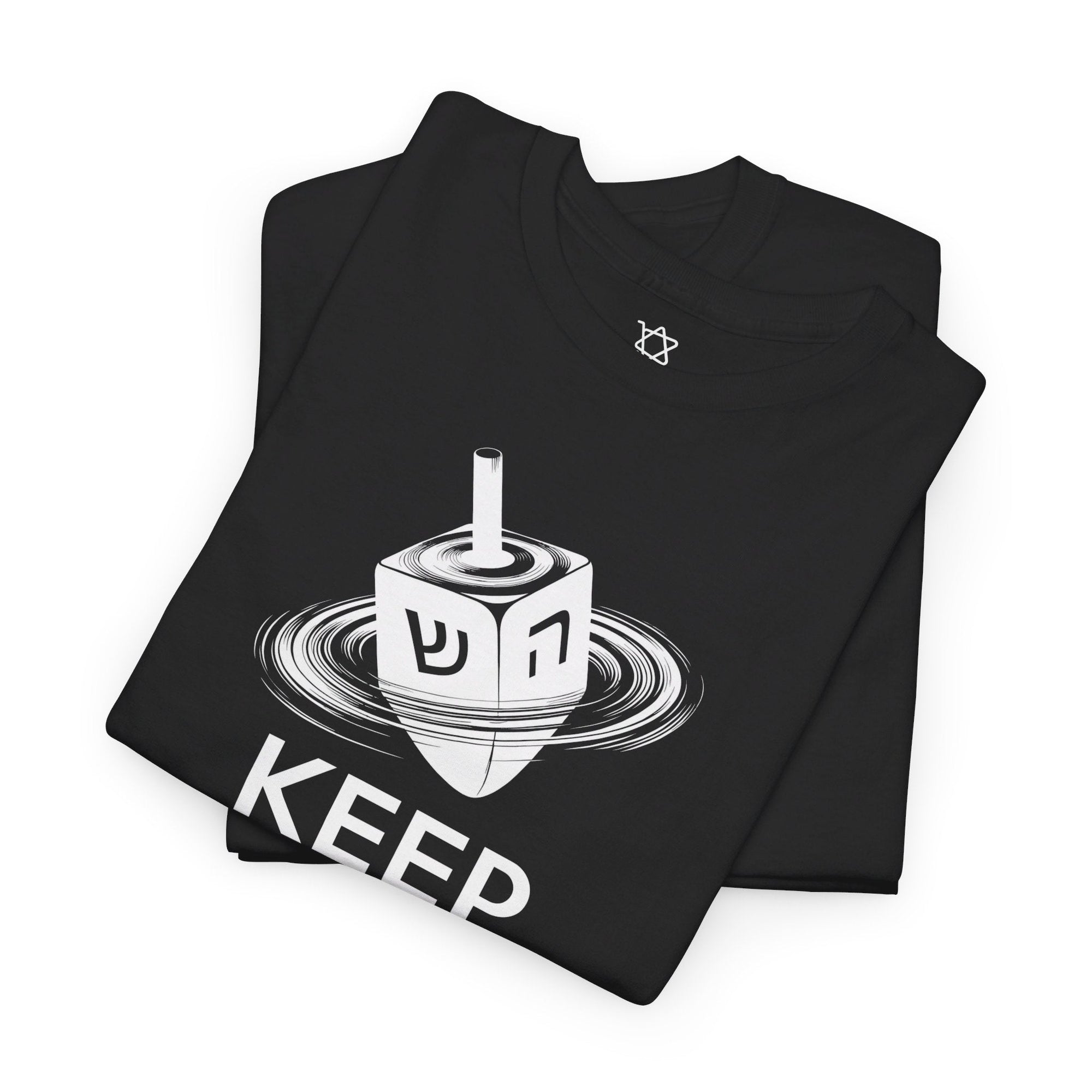 Keep Calm & Spin the Dreidel T - Shirt - Shop Israel
