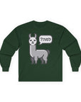 Llama (Why) Long Sleeve T-Shirt - Shop Israel