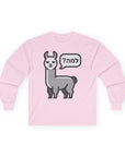 Llama (Why) Long Sleeve T-Shirt - Shop Israel