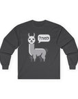 Llama (Why) Long Sleeve T-Shirt - Shop Israel