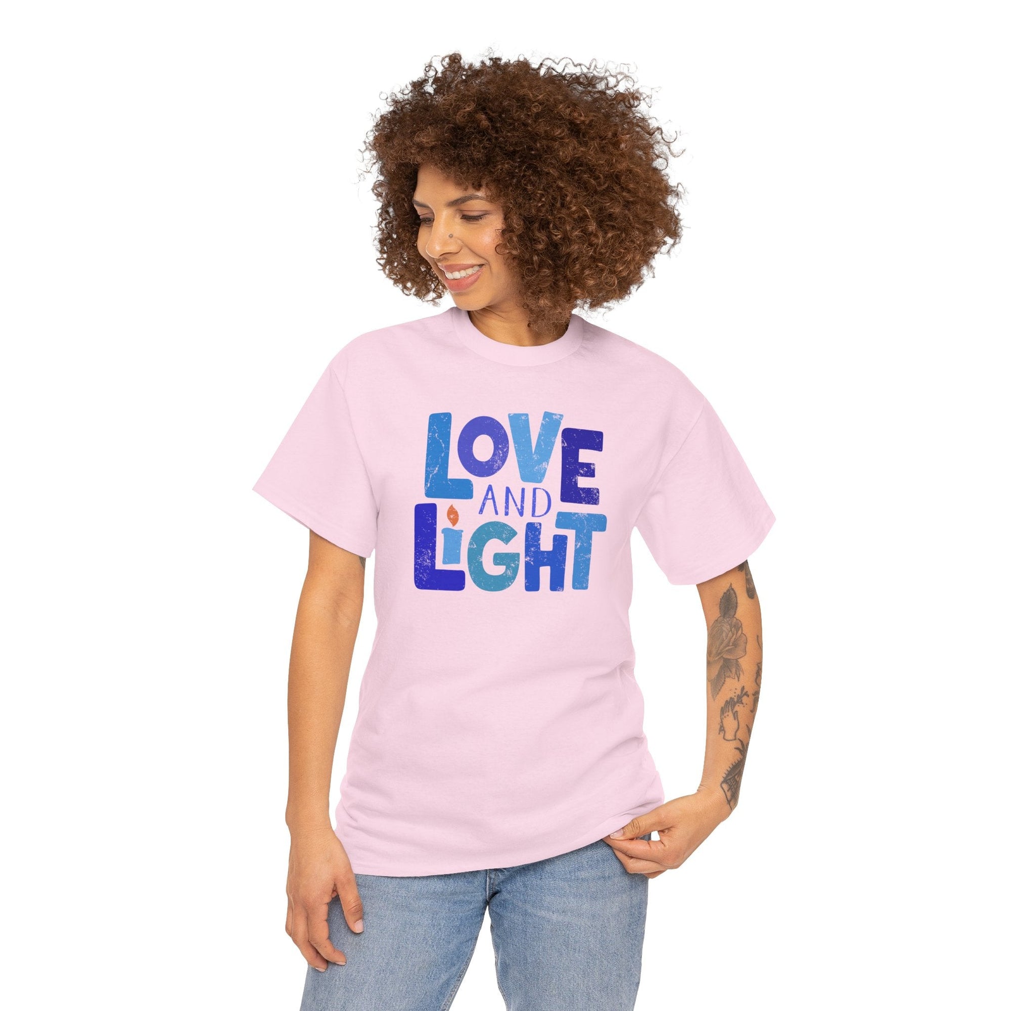 Love & Light Hanukkah T-Shirt - Shop Israel