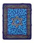 Magen David Tapestry Sherpa Blanket - Shop Israel