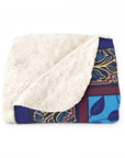 Magen David Tapestry Sherpa Blanket - Shop Israel