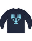 Menorah Long Sleeve T-Shirt - Shop Israel