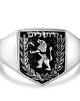 Men's Jerusalem Emblem Ring - Shop Israel