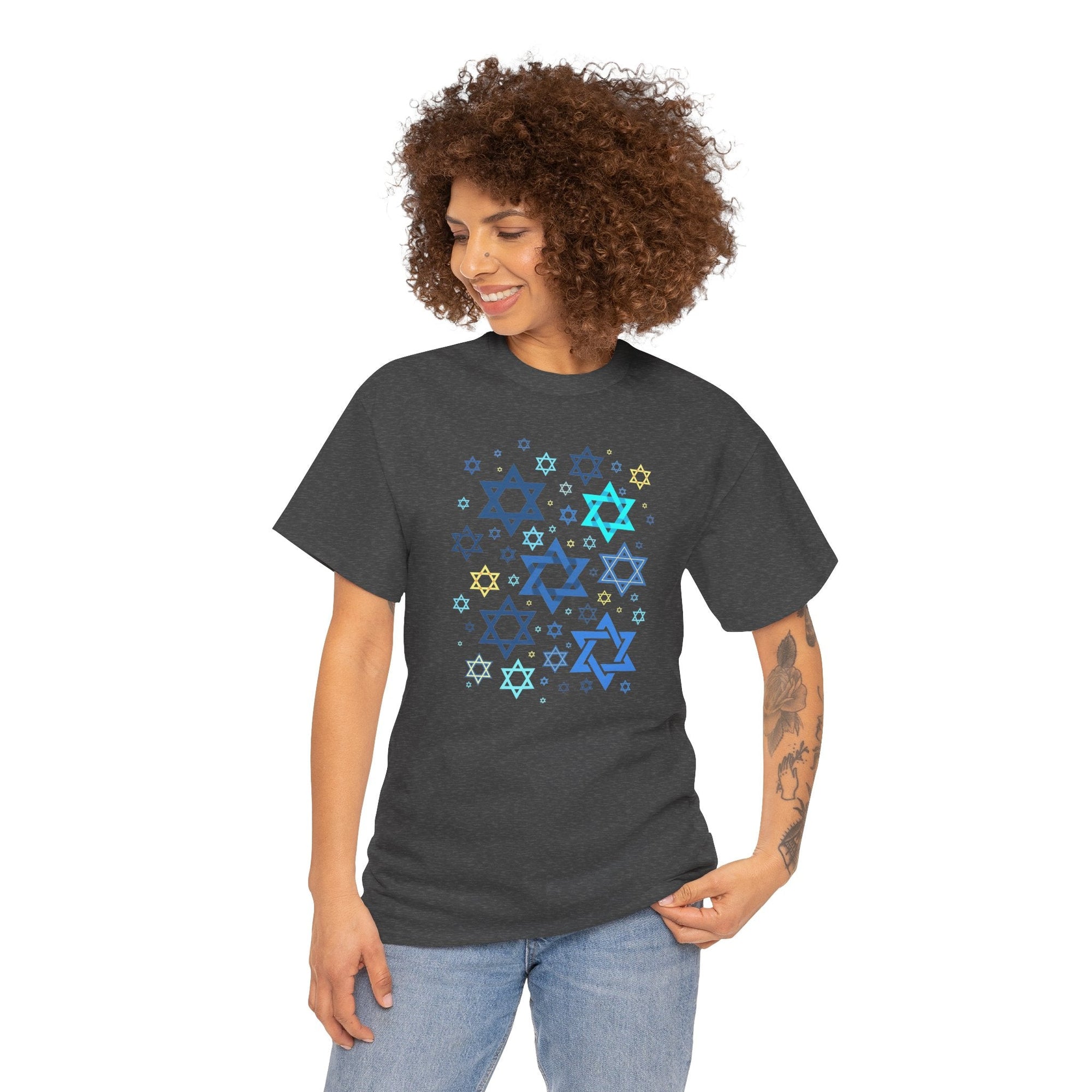 Mosaic Star of David T-Shirt - Shop Israel