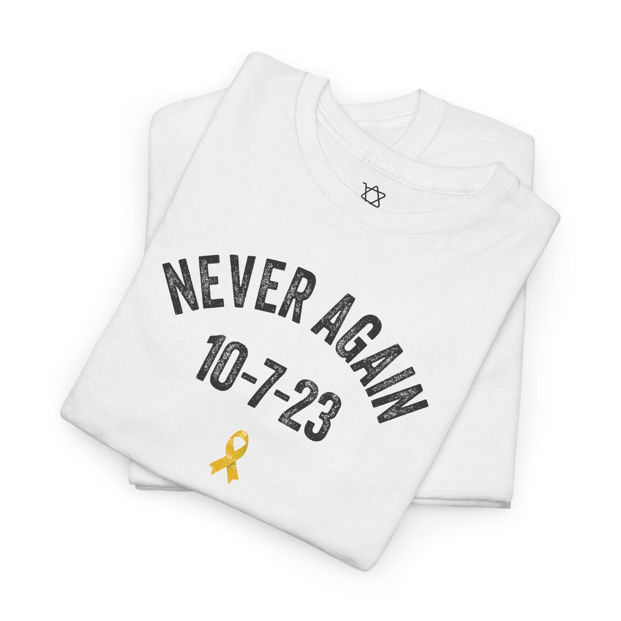 Never Again 10 - 7 - 23 T-Shirt - Shop Israel
