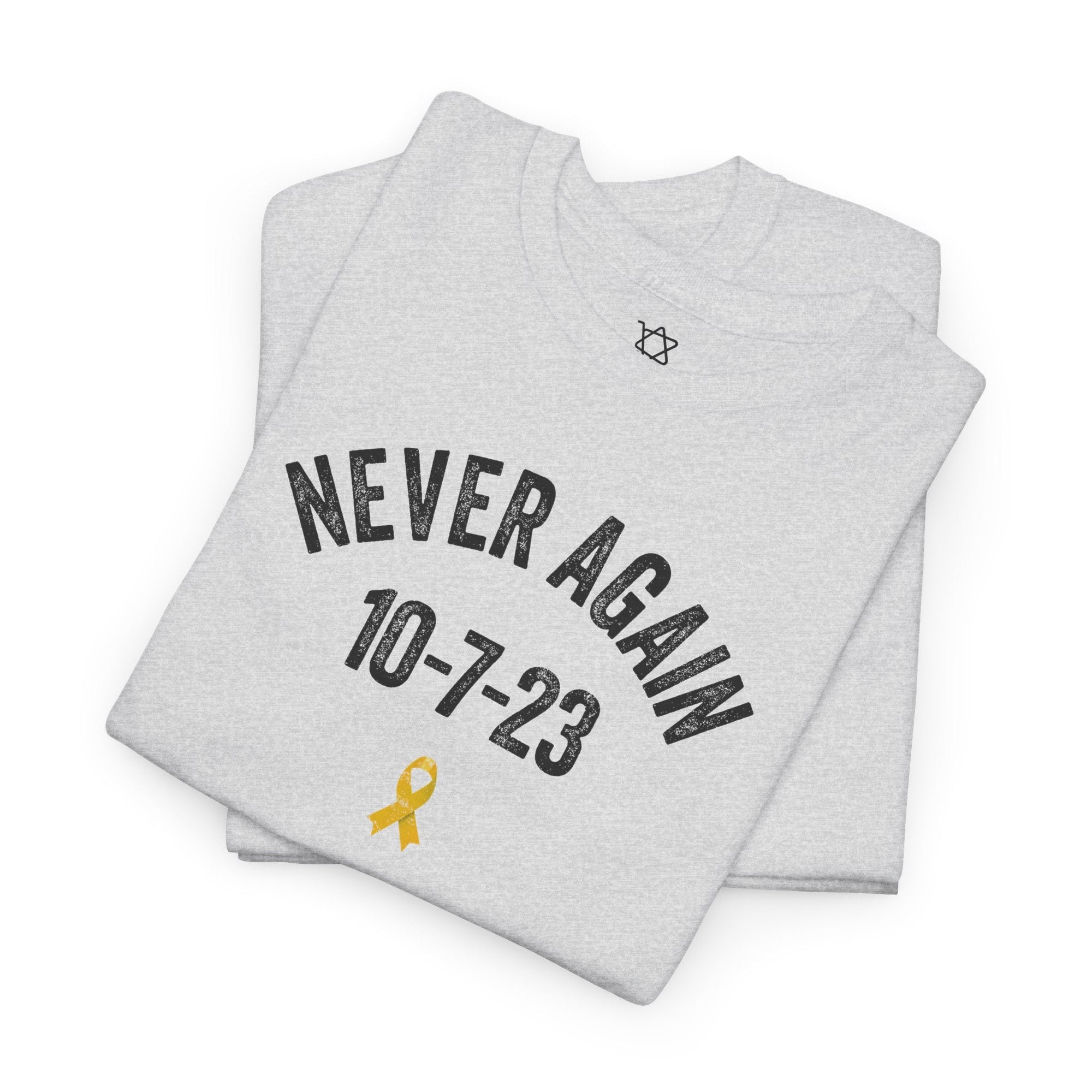Never Again 10 - 7 - 23 T-Shirt - Shop Israel
