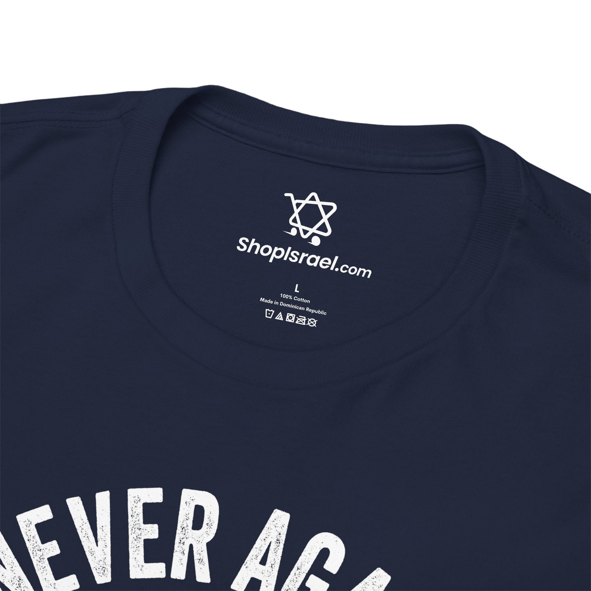 Never Again 10 - 7 - 23 T-Shirt - Shop Israel