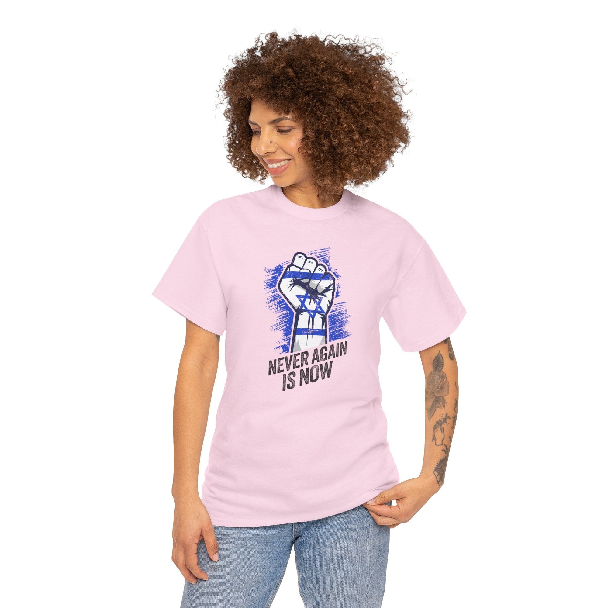 Never Again Fist T-Shirt - Shop Israel