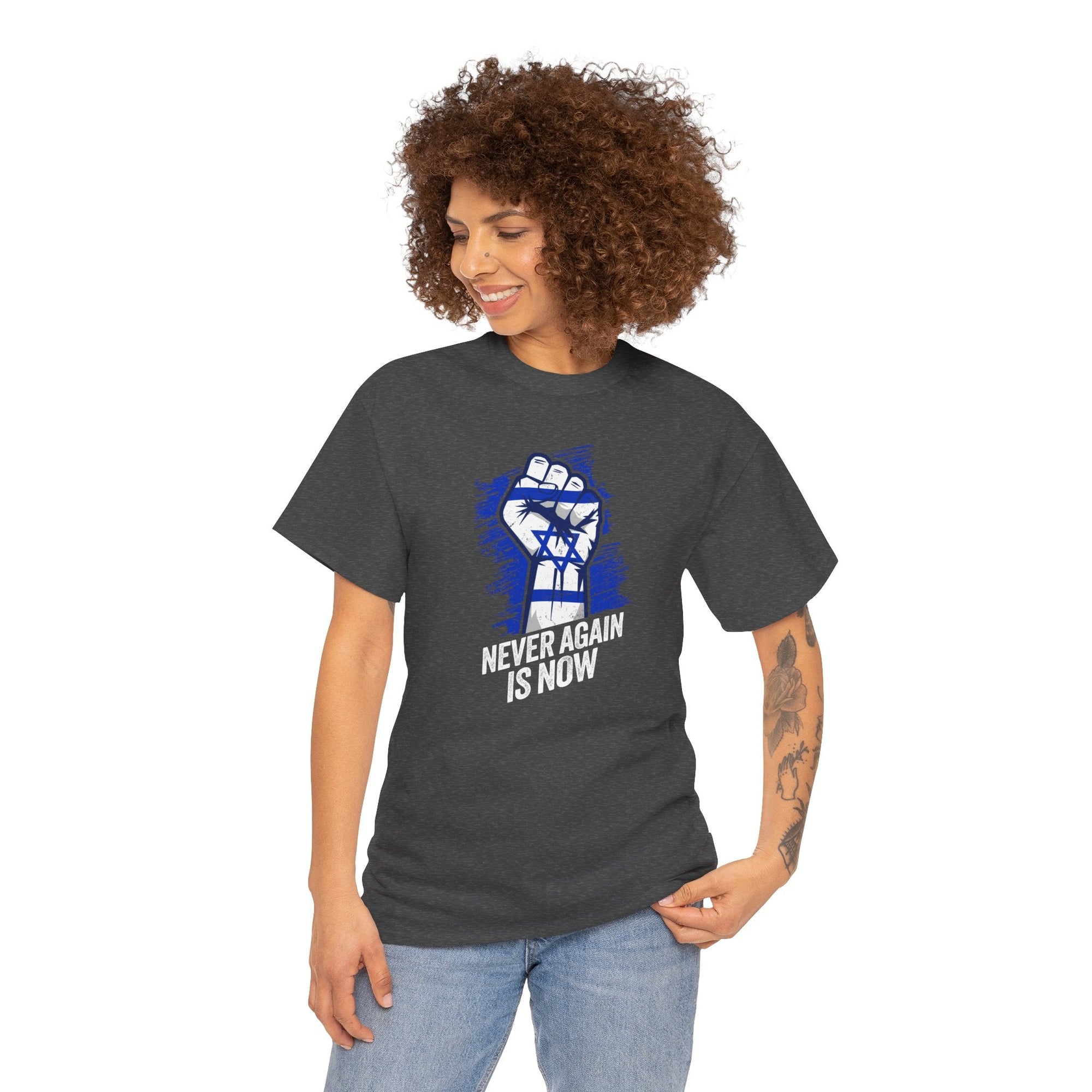 Never Again Fist T-Shirt - Shop Israel