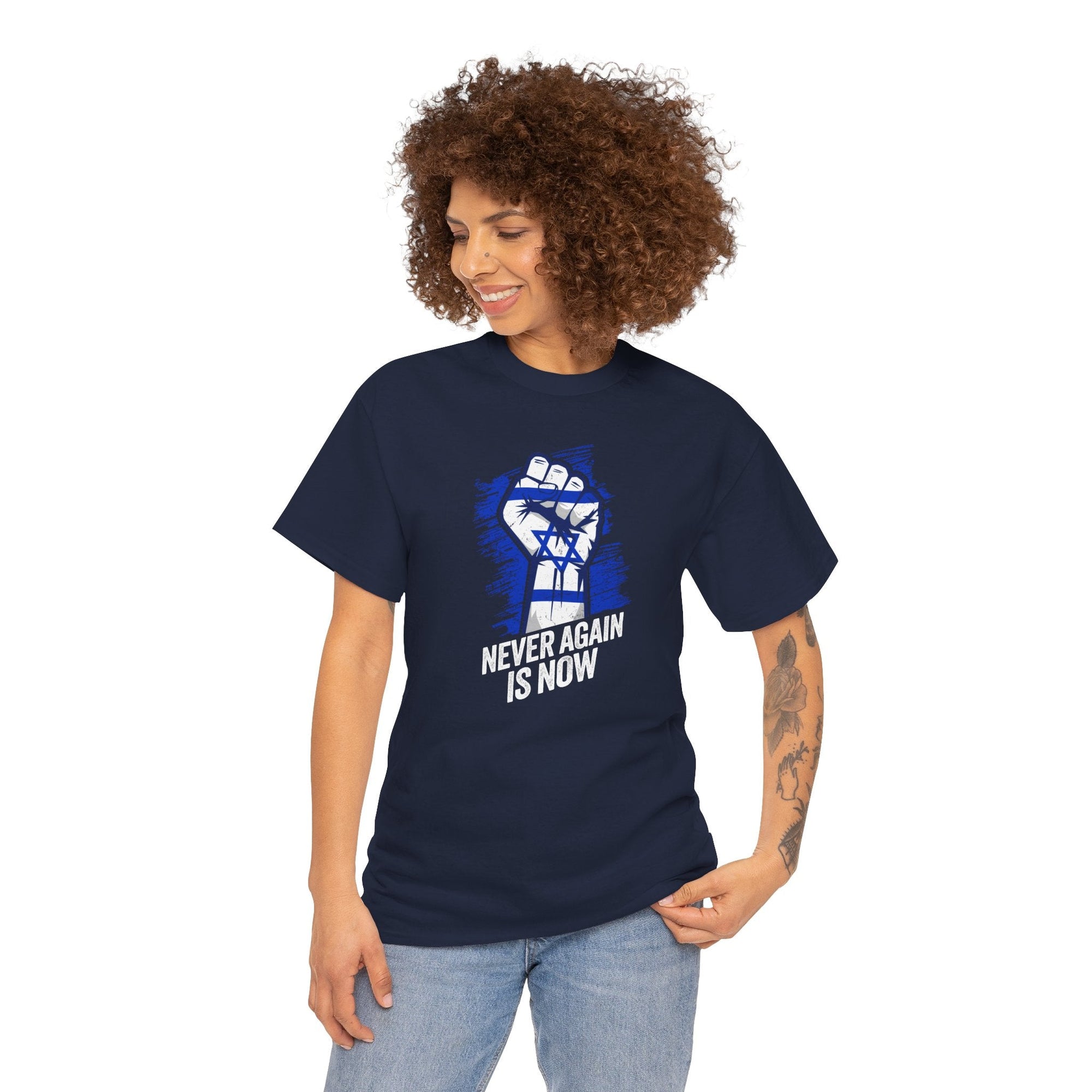 Never Again Fist T-Shirt - Shop Israel