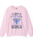 Oy To The World Ugly Hanukkah Sweater - Shop Israel