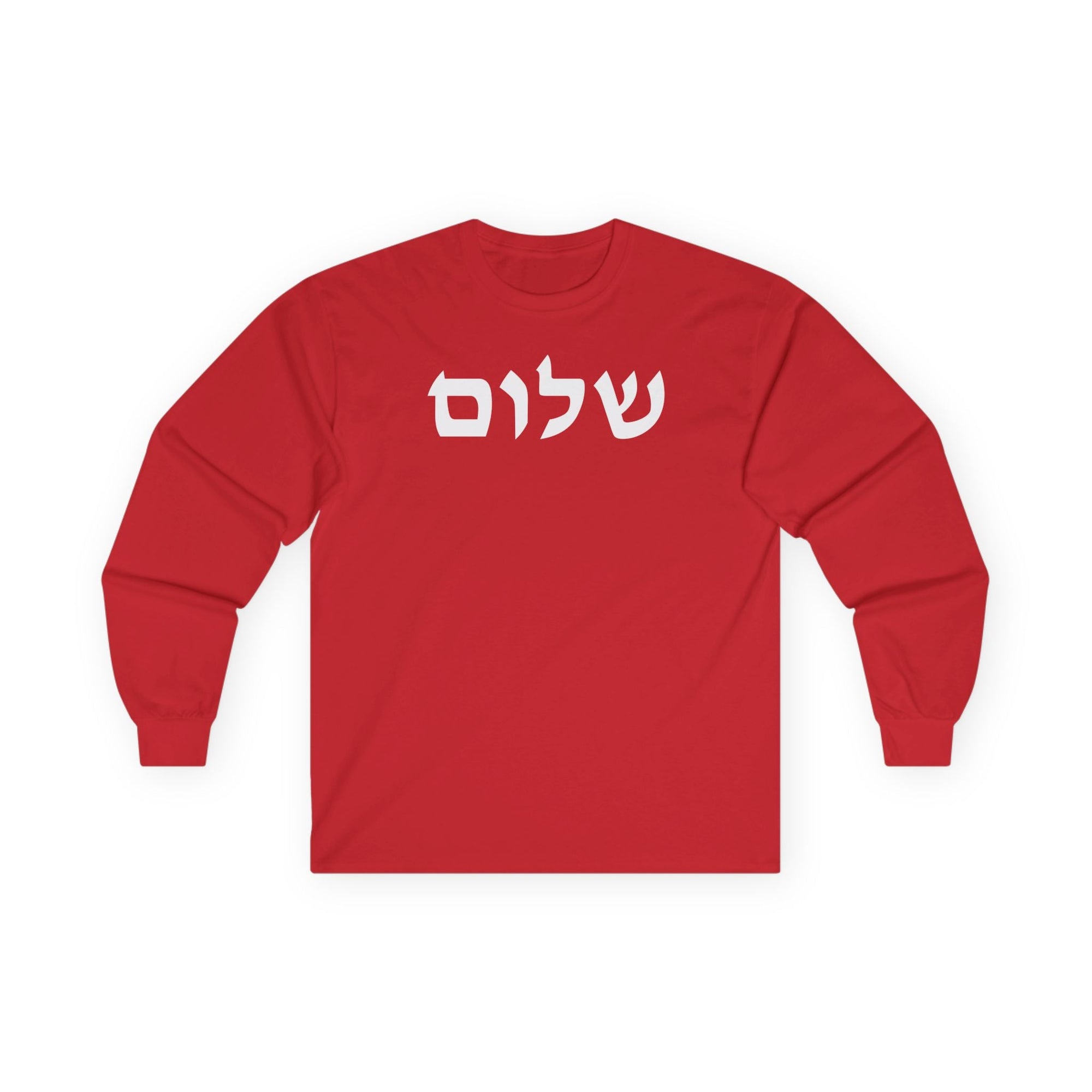 Shalom Long Sleeve T-Shirt - Shop Israel