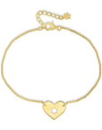 Star of David Heart Bracelet - Shop Israel